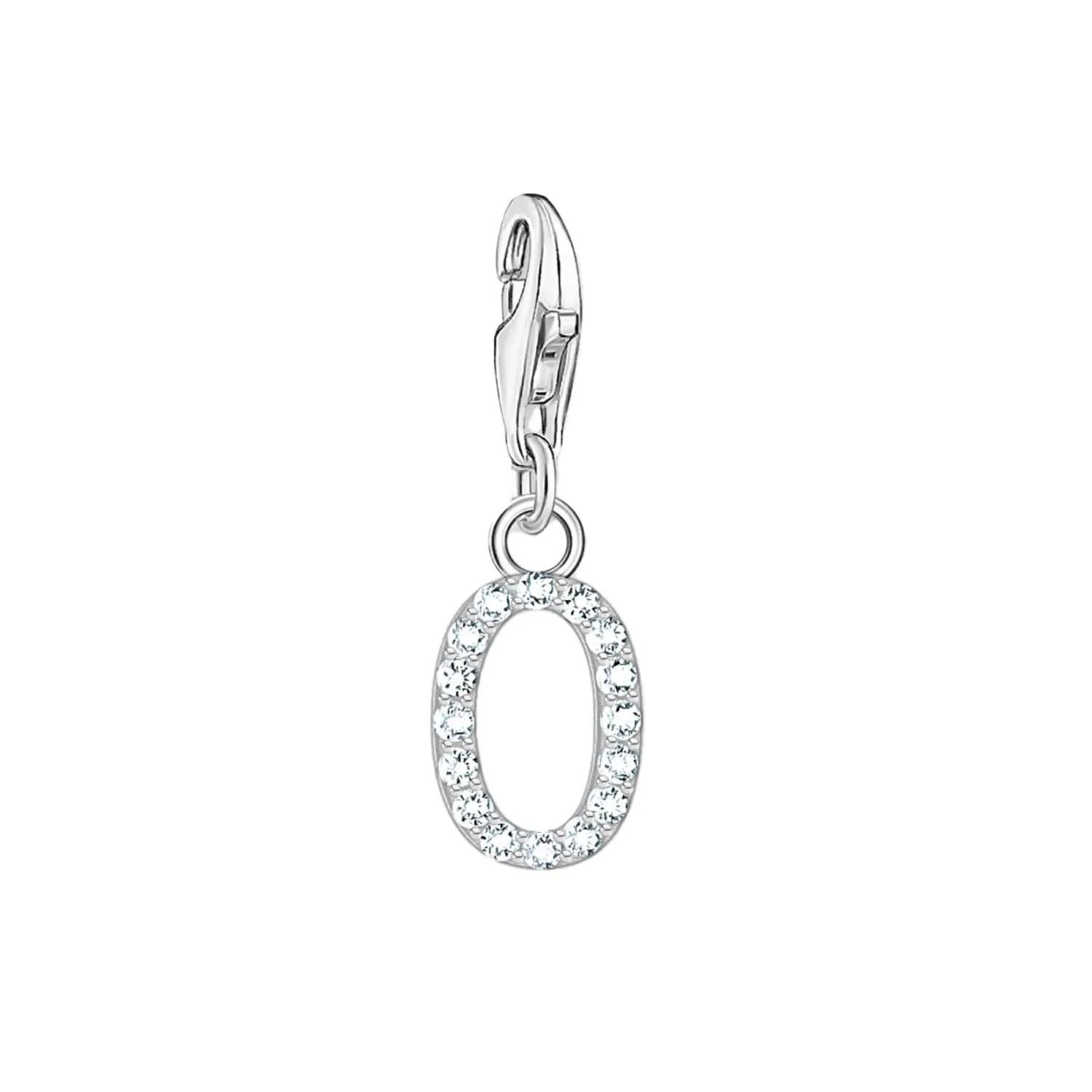 Thomas Sabo Schmuck Thomas Sabo Charmista Anhänger aus Sterling Silber mit Buchstaben O