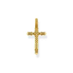Thomas Sabo Schmuck Thomas Sabo Kreuzanhänger aus Sterling Silber mit Goldbeschichtung