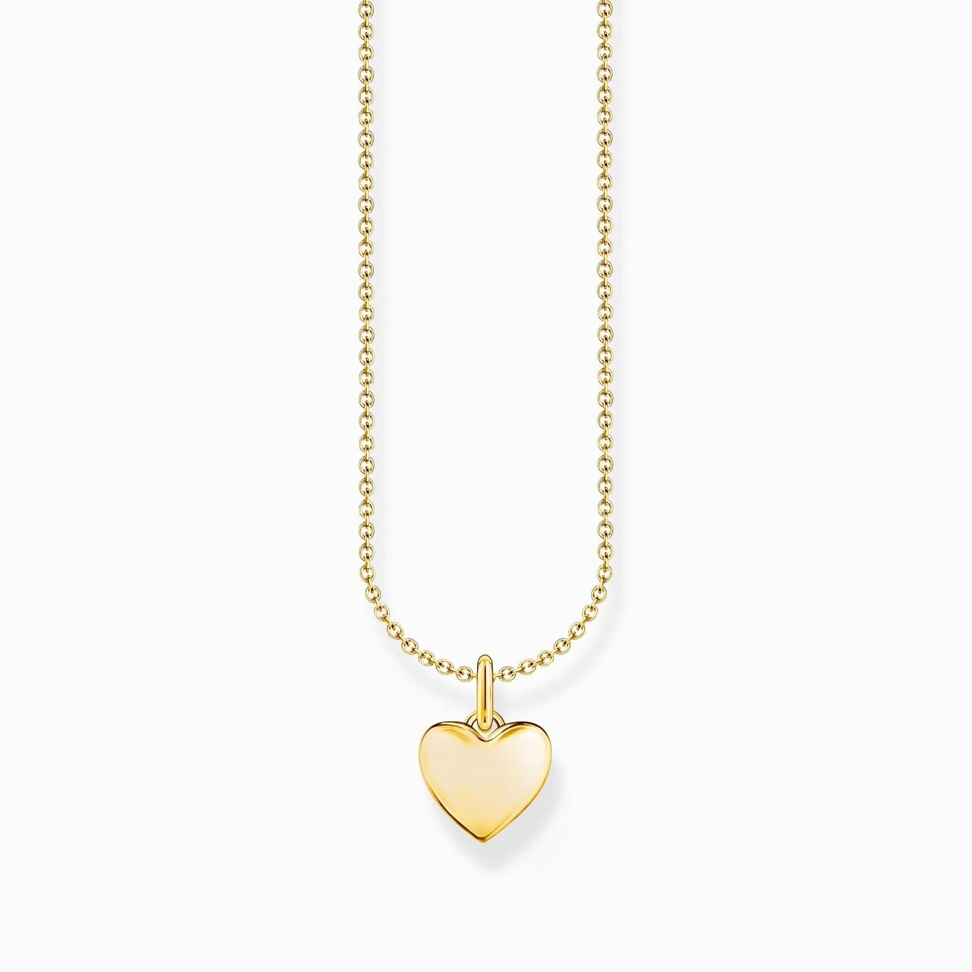 Thomas Sabo Schmuck Thomas Sabo Halskette mit goldbeschichtetem Sterling-Silber Herz