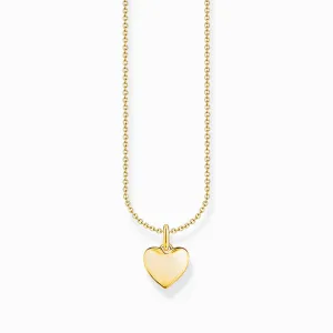 Thomas Sabo Schmuck Thomas Sabo Halskette mit goldbeschichtetem Sterling-Silber Herz