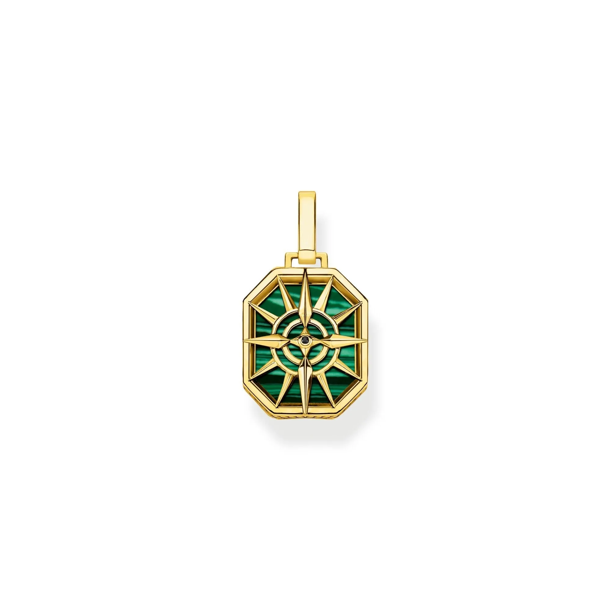 Thomas Sabo Schmuck Thomas Sabo Vergoldetes Sterlingsilber Kleines Kompass-Stern-Anhänger