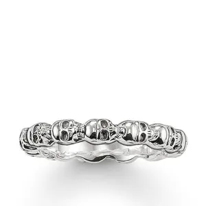 Thomas Sabo Schmuck Thomas Sabo Rebel At Heart Schädelring aus Sterling Silber D