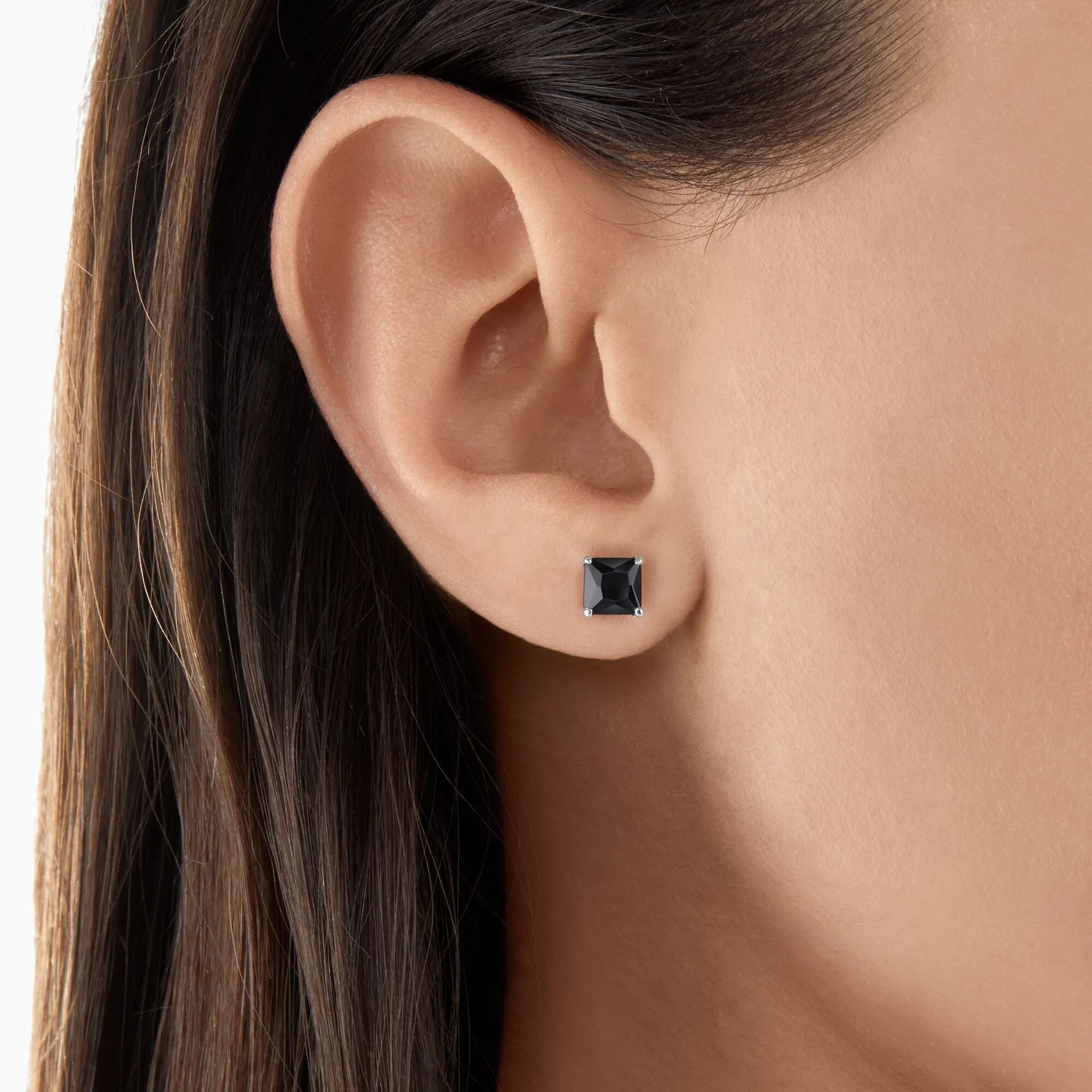 Thomas Sabo Schmuck Thomas Sabo Sterling Ohrstecker mit schwarzem Stein