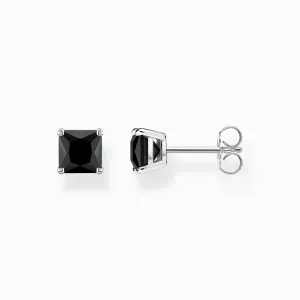 Thomas Sabo Schmuck Thomas Sabo Sterling Ohrstecker mit schwarzem Stein
