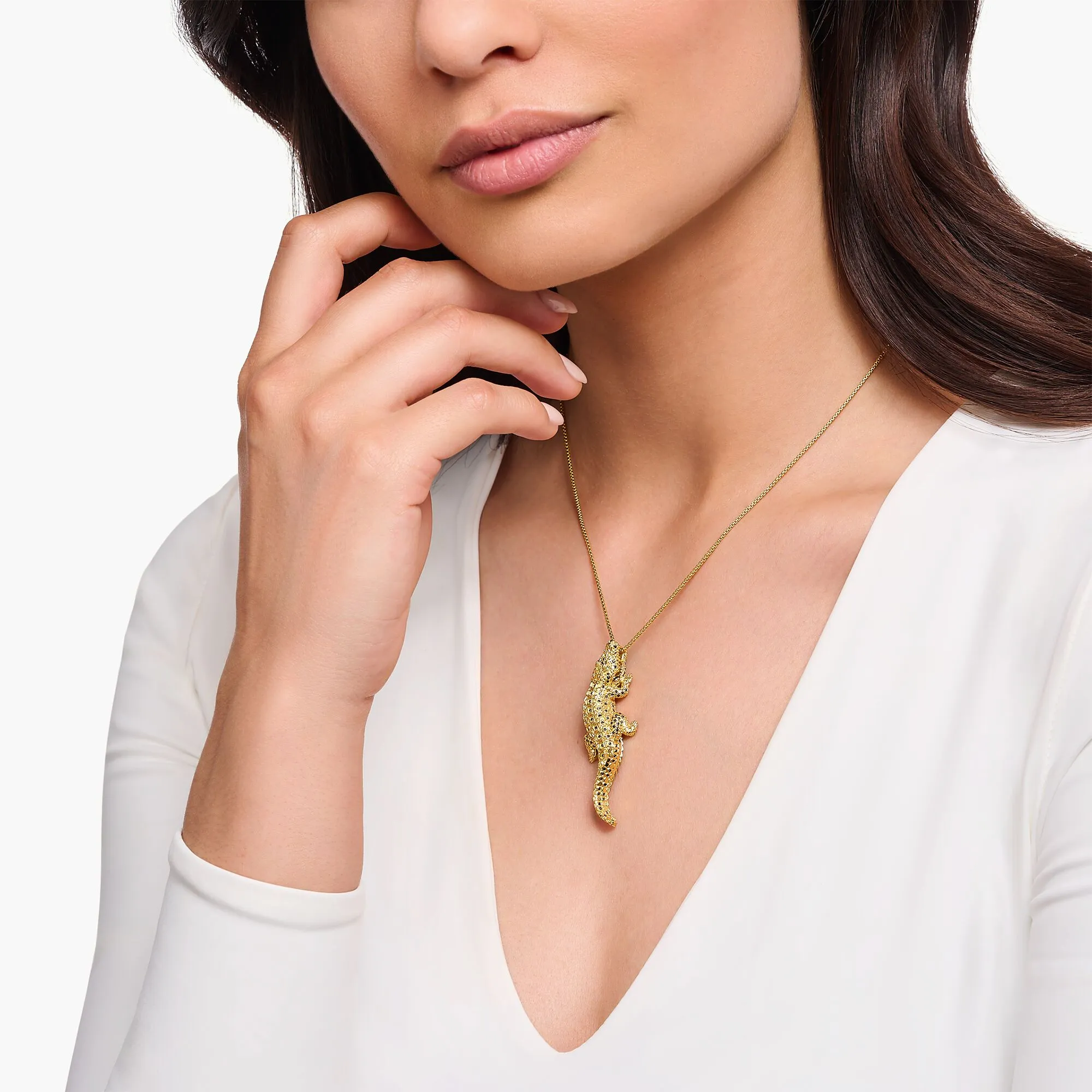 Thomas Sabo Herrenanhänger Schmuck 3D-Krokodil-Anhänger