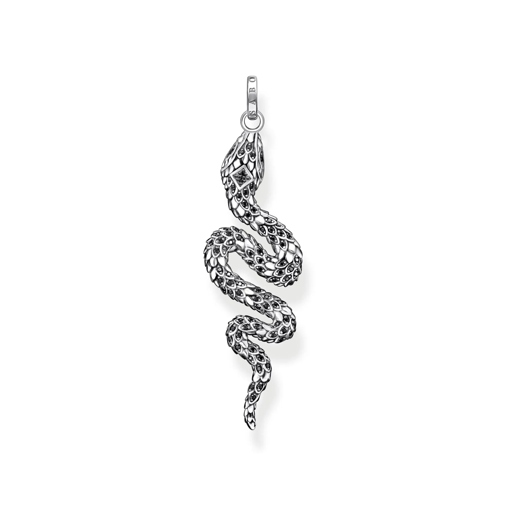 Thomas Sabo Herren Anhänger Schmuck Anhänger geschwärzte Schlange