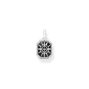 Thomas Sabo Herren Anhänger Schmuck Anhänger Kompass Silber