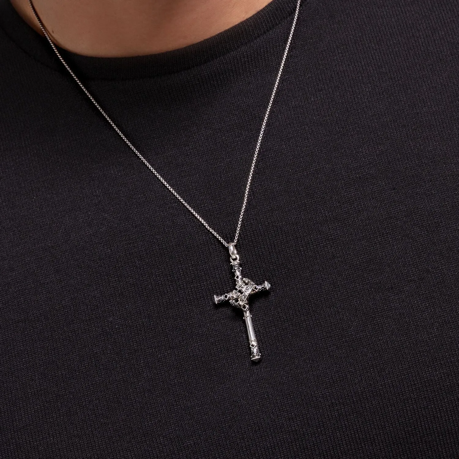 Thomas Sabo Herren Anhänger Schmuck Anhänger Kreuz & Krone