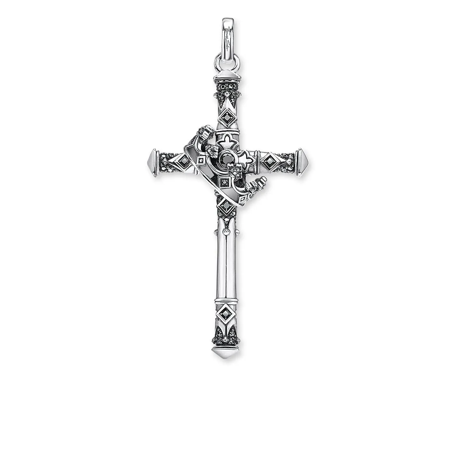 Thomas Sabo Herren Anhänger Schmuck Anhänger Kreuz & Krone