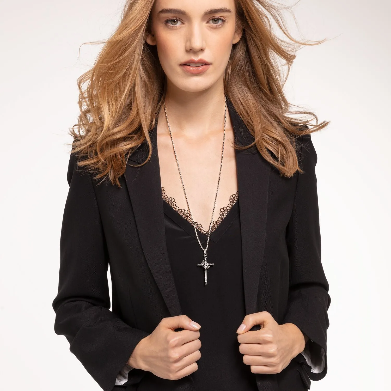 Thomas Sabo Herren Anhänger Schmuck Anhänger Kreuz & Krone