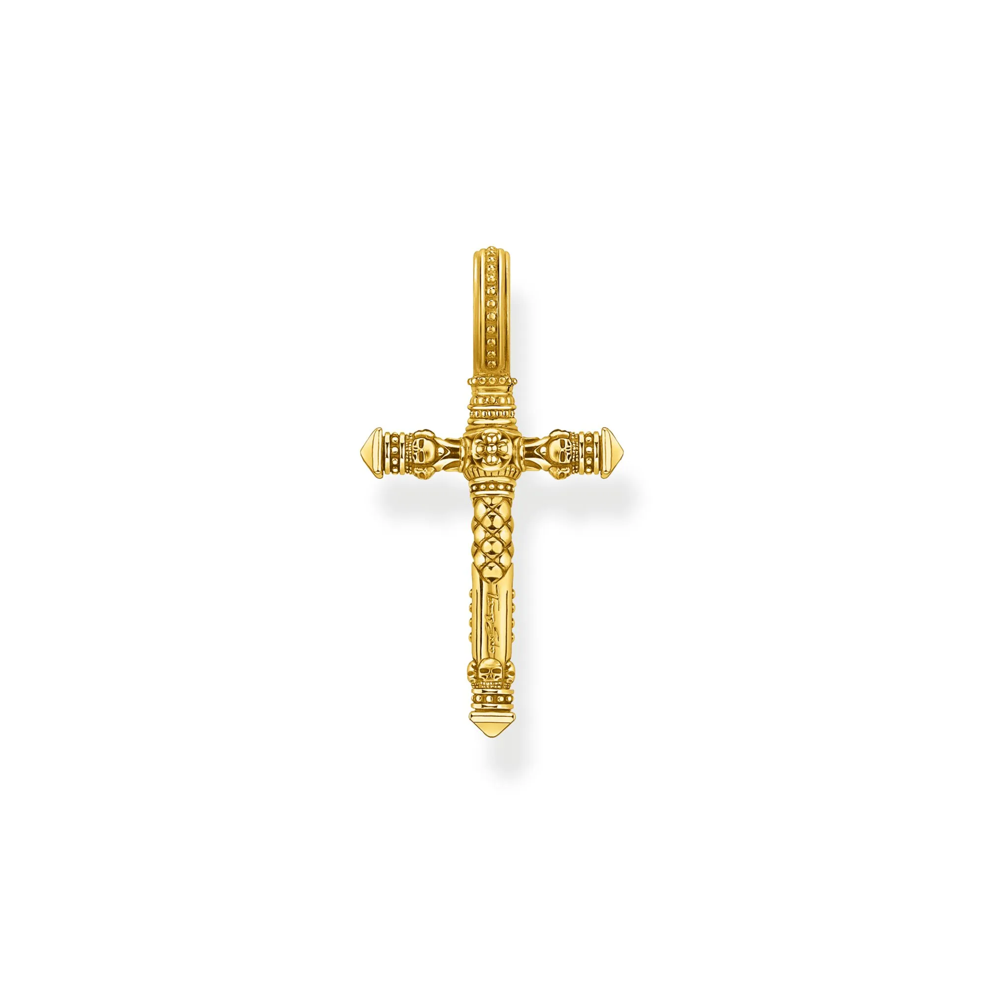 Thomas Sabo Herren Anhänger Schmuck Anhänger Kreuz Gold