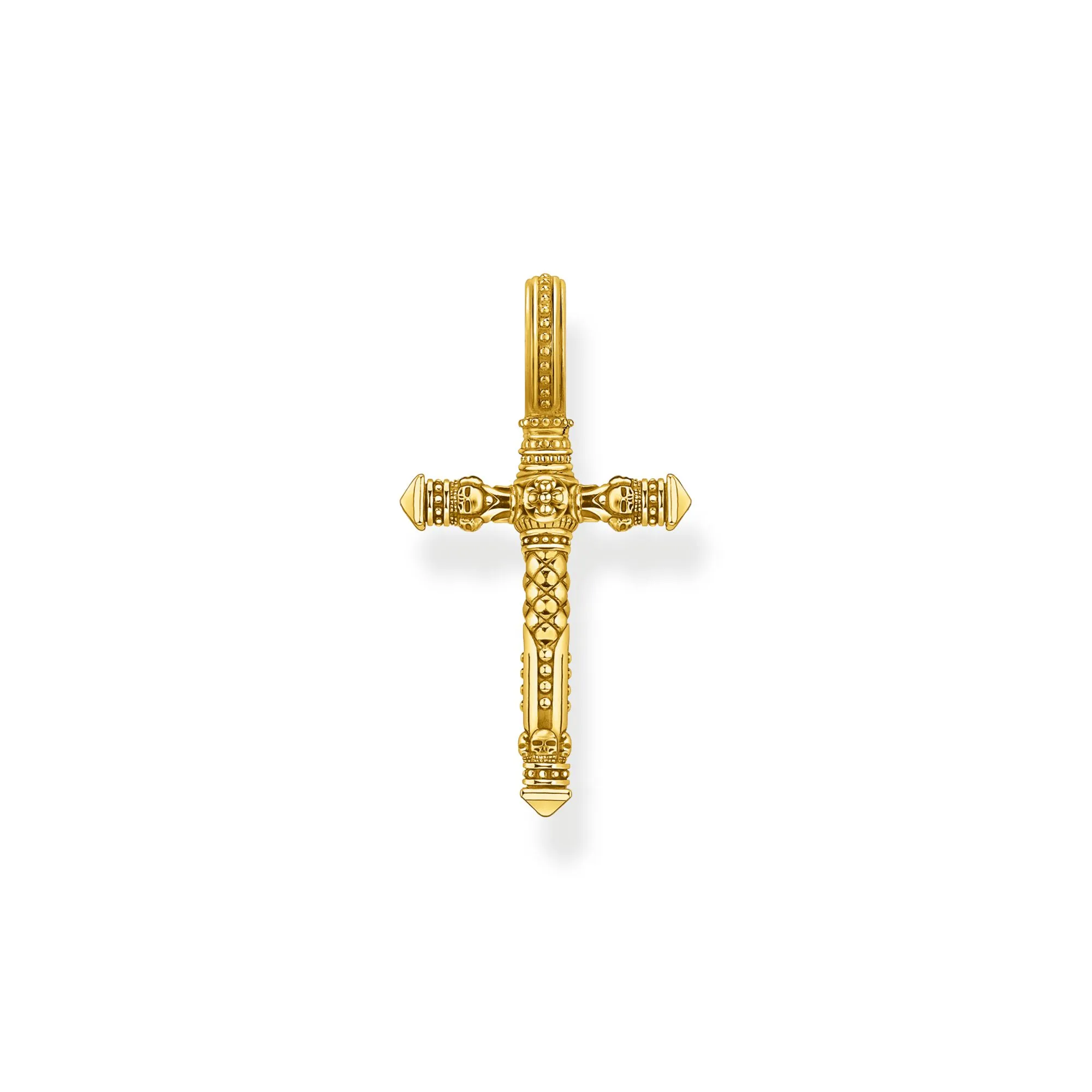 Thomas Sabo Herren Anhänger Schmuck Anhänger Kreuz Gold