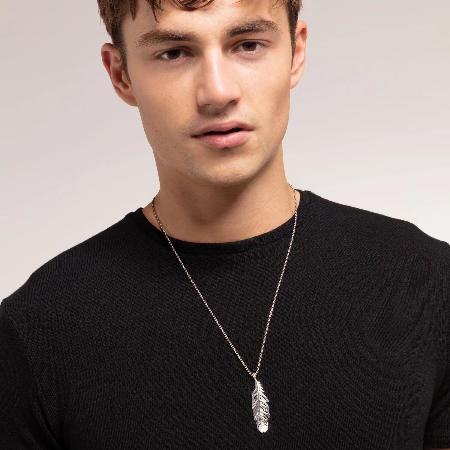 Thomas Sabo Herrenanhänger Schmuck Anhänger Feder