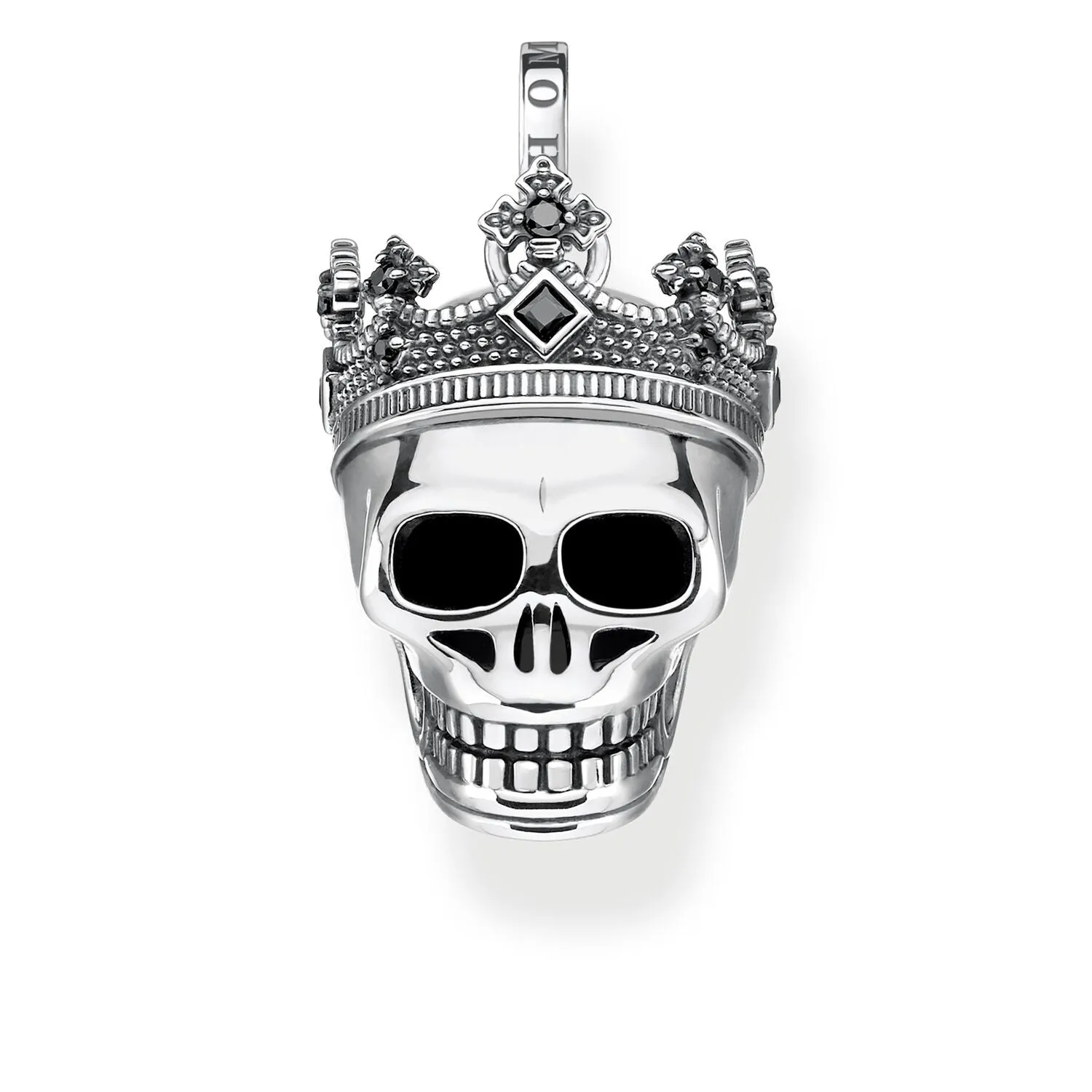 Thomas Sabo Herren Anhänger Schmuck Anhänger Totenkopf Krone