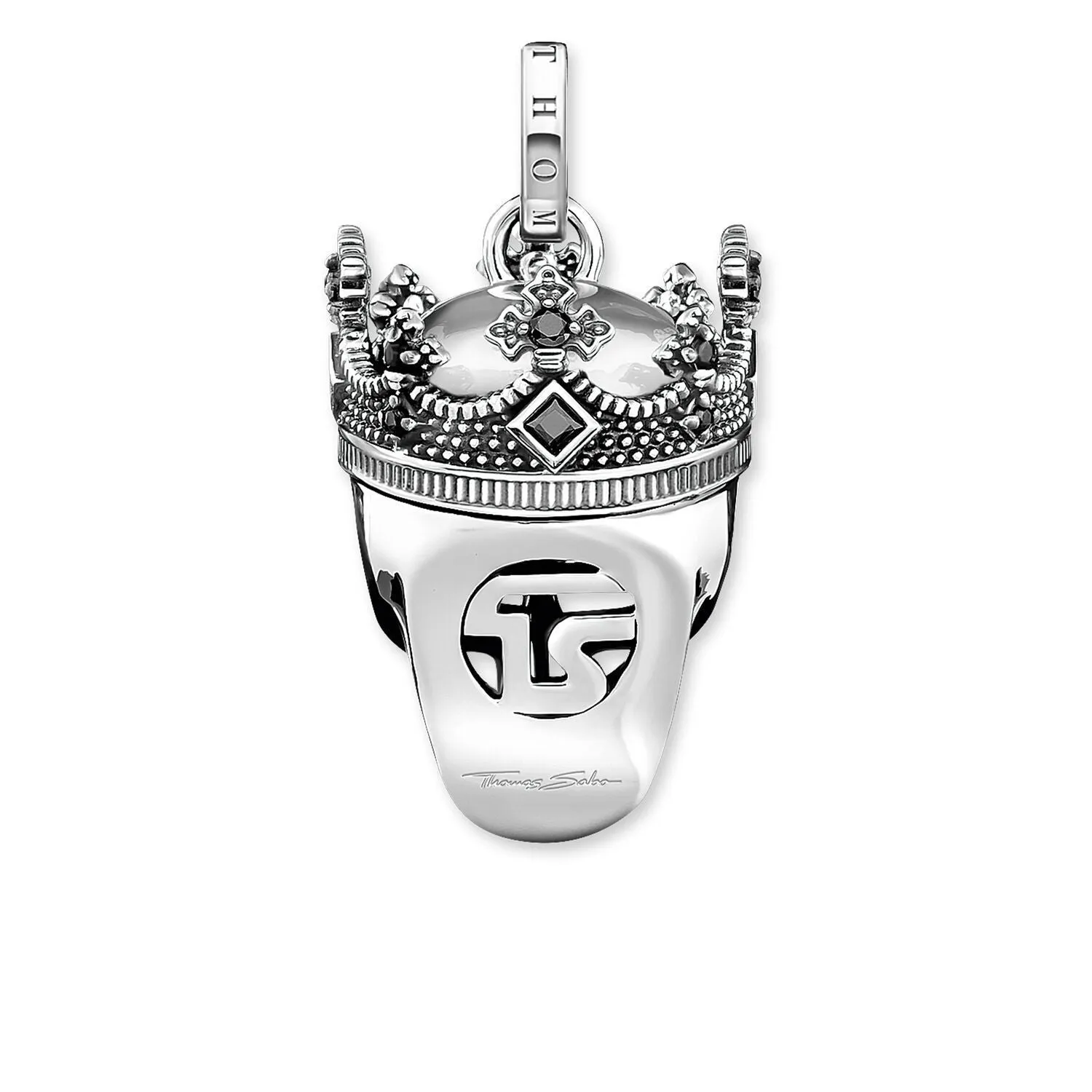 Thomas Sabo Herren Anhänger Schmuck Anhänger Totenkopf Krone