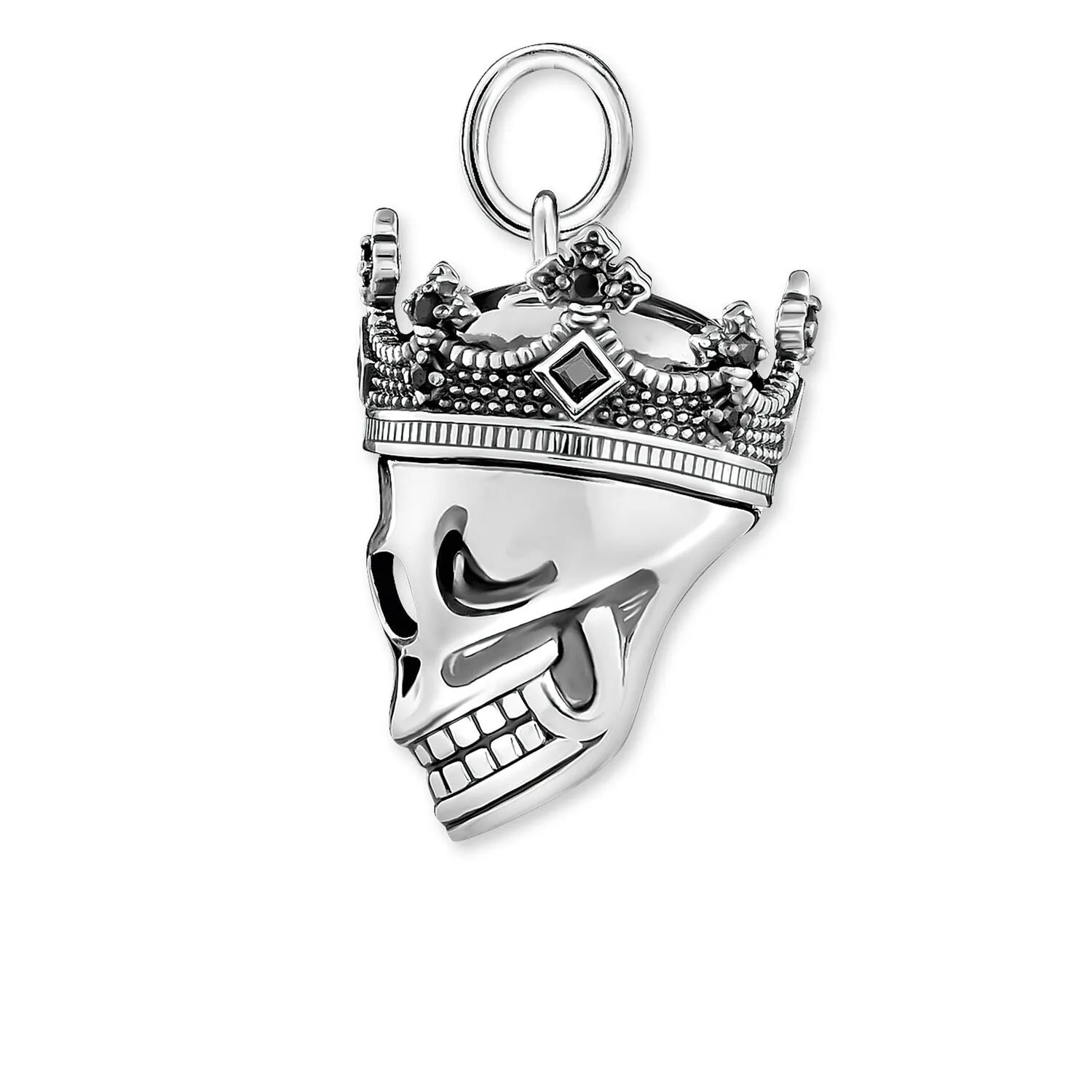 Thomas Sabo Herren Anhänger Schmuck Anhänger Totenkopf Krone