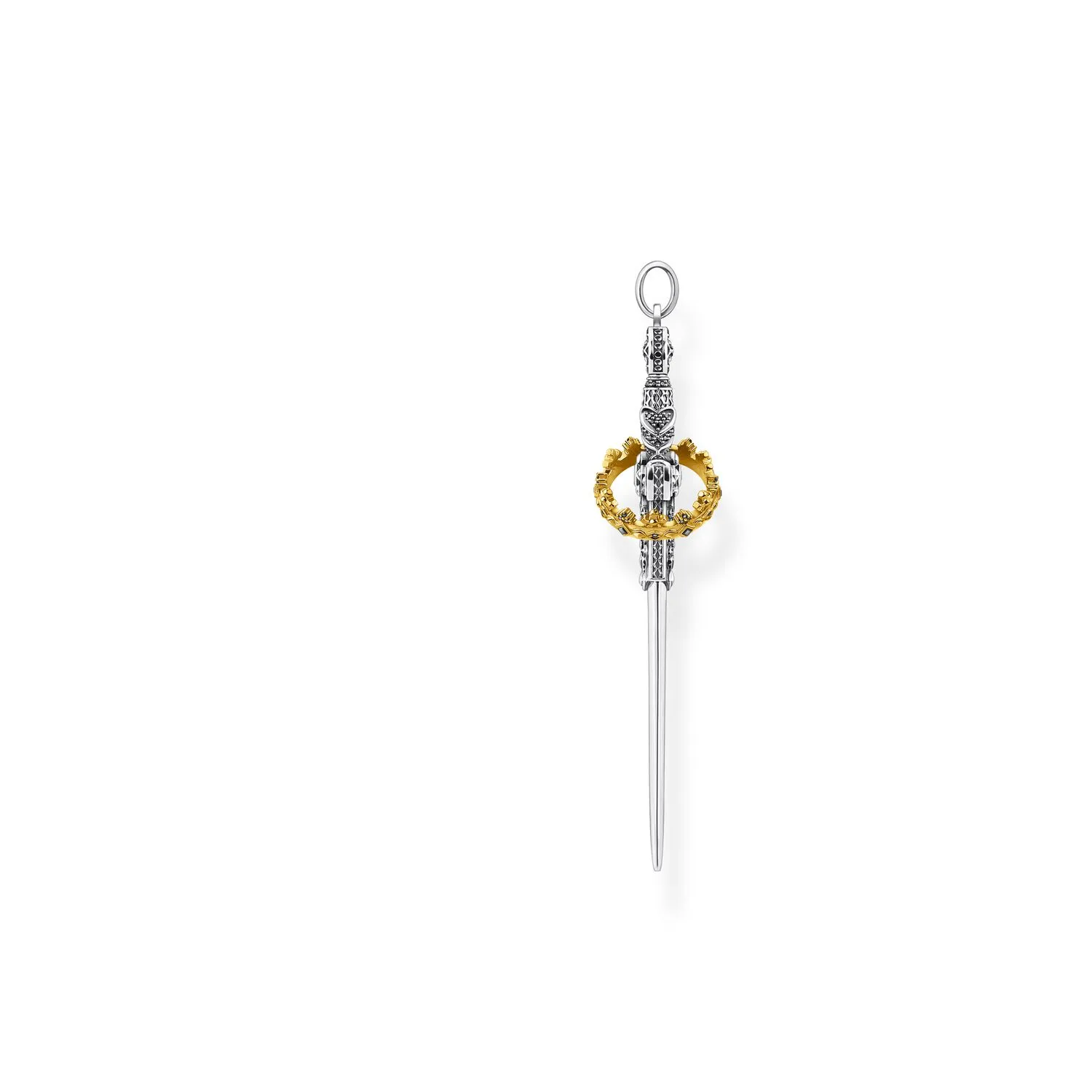 Thomas Sabo Herrenanhänger Schmuck Anhänger Schwert mit Krone