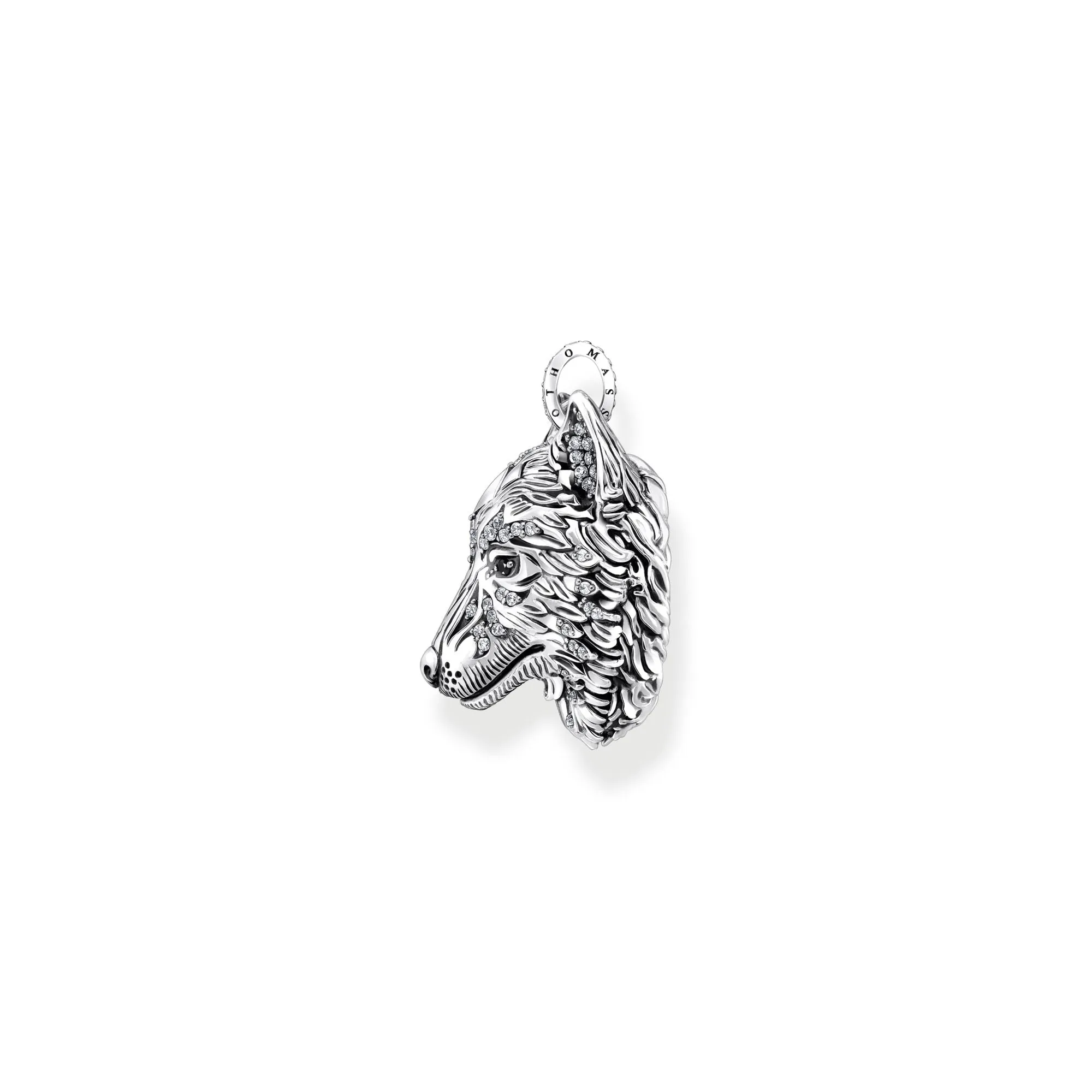Thomas Sabo Herrenanhänger Schmuck Rebellischer Wolf Anhänger