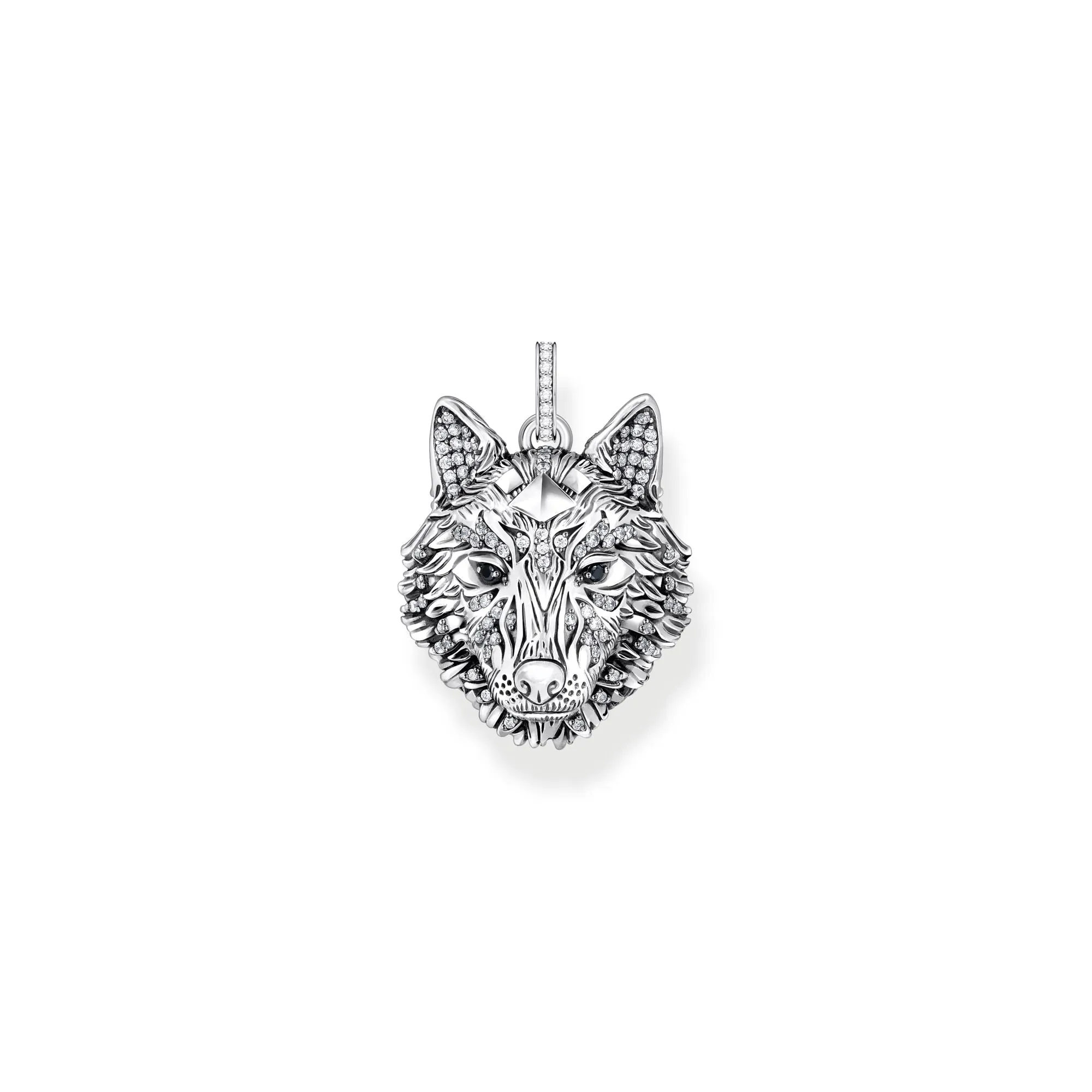 Thomas Sabo Herrenanhänger Schmuck Rebellischer Wolf Anhänger