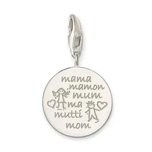 Thomas Sabo Mama, Mama Disc Silber Charm 0127-001-12