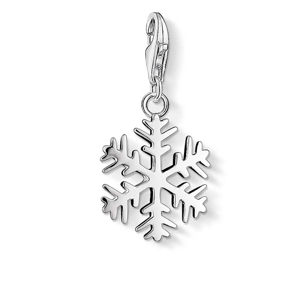 Thomas Sabo Silberschmuck Sterling Silber Thomas Sabo Charm Club Schneekristall