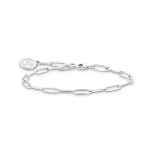 Thomas Sabo Damenarmbänder Charm-Armband mit kaltem Emaille Silber