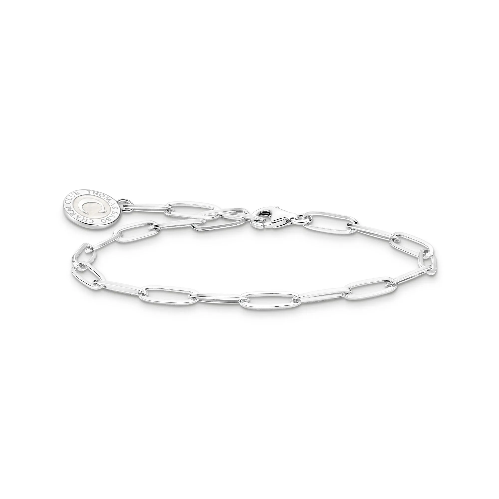 Thomas Sabo Damenarmbänder Charm-Armband mit kaltem Emaille Silber