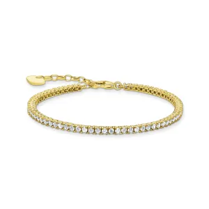 Thomas Sabo Damenarmbänder Tennisarmband Gold