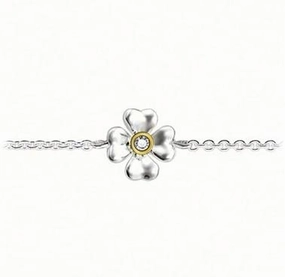 Thomas Sabo Silver Sweet Diamond Flower Bracelet A0001-179-14