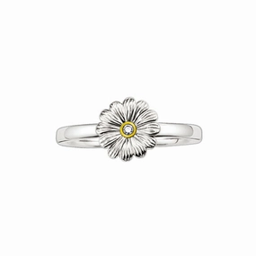 Thomas Sabo Silver Sweet Diamond Flower Ring TR0002-179-14