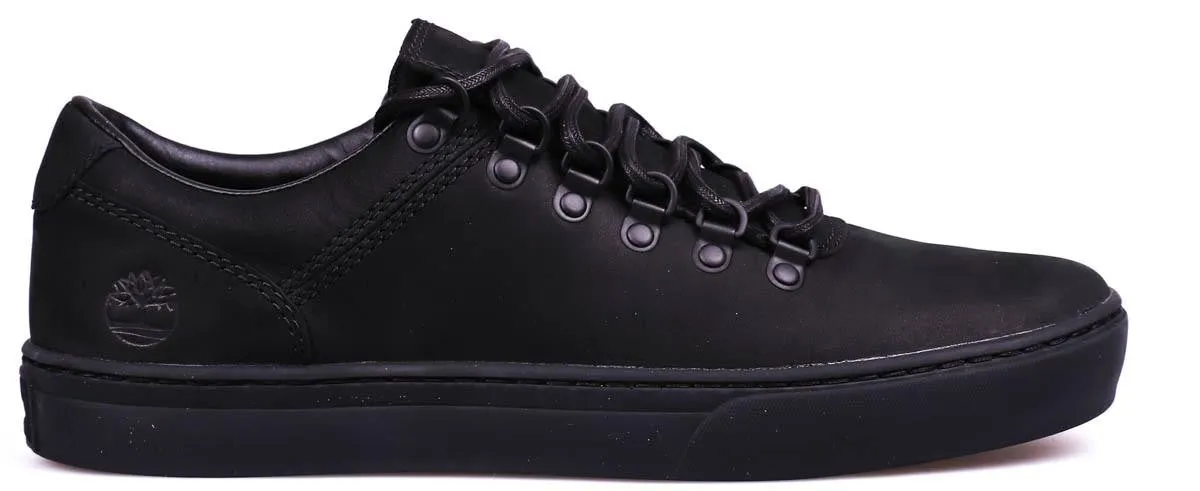 Timberland Black & Black Oxford Schuh Schwarz