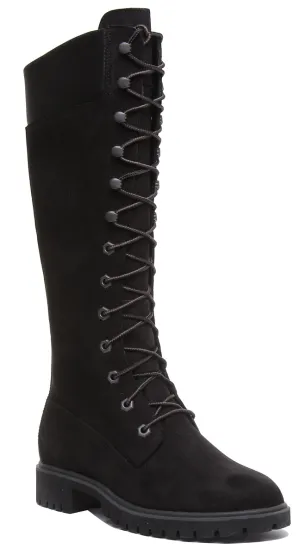 Timberland Premium 14 Zoll Hohe Stiefel In Schwarz Für Damen Schuhe Timberland