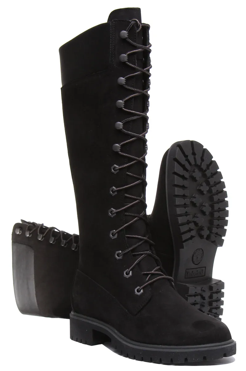 Timberland Premium 14 Zoll Hohe Stiefel In Schwarz Für Damen Schuhe Timberland