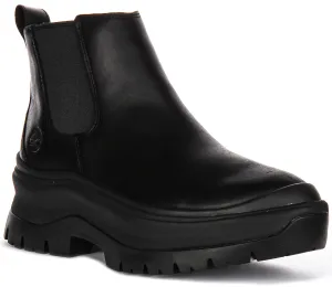 Timberland Roxie Lane Chelsea A28Xm in schwarzen Lederschuhen Timberland