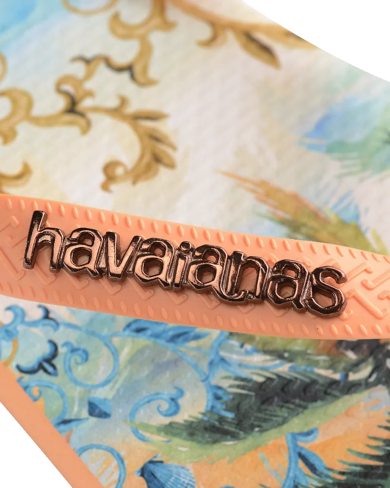 Top Tropical Vibes Flip-Flops in Pfirsich