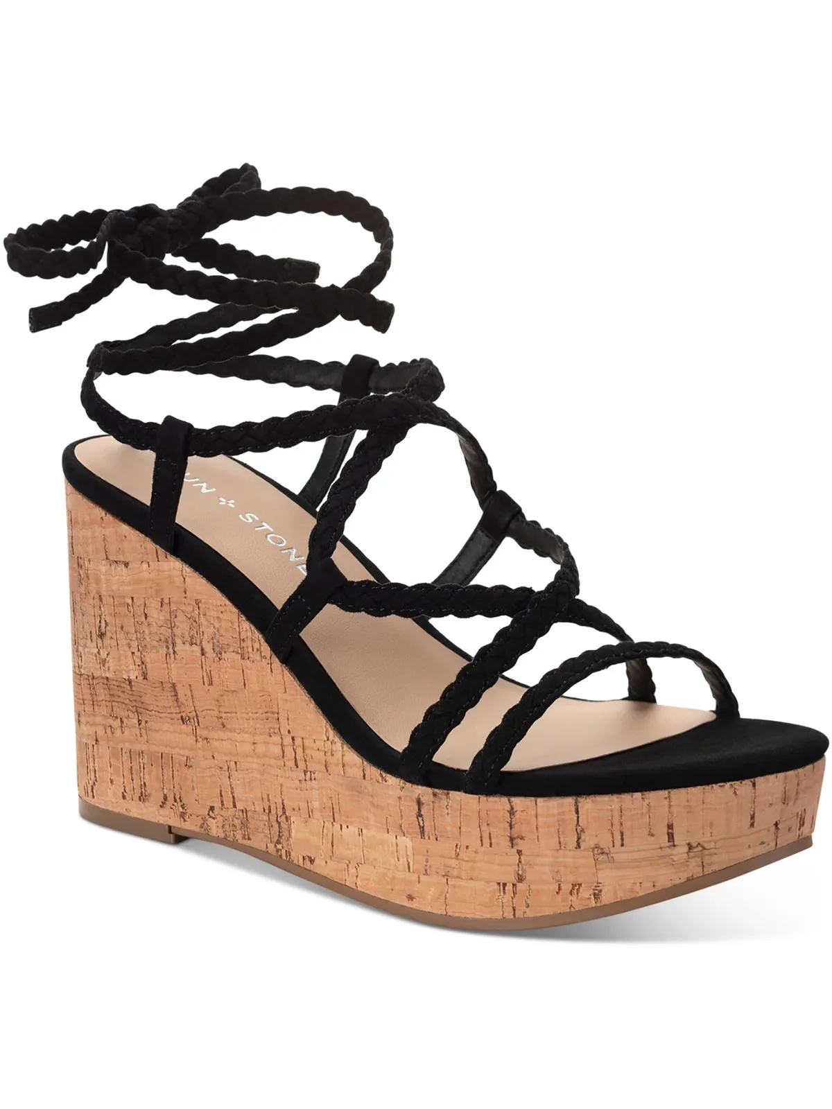 TRINNIE Damen offene Zehen Freizeit Keilabsatz Schuhe ecco