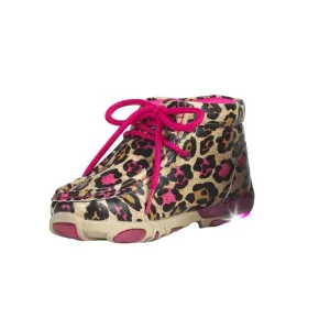 Twister Western Schuhe Mädchen Maisie Leopard Licht-Up Schuhe heydude Schuhe