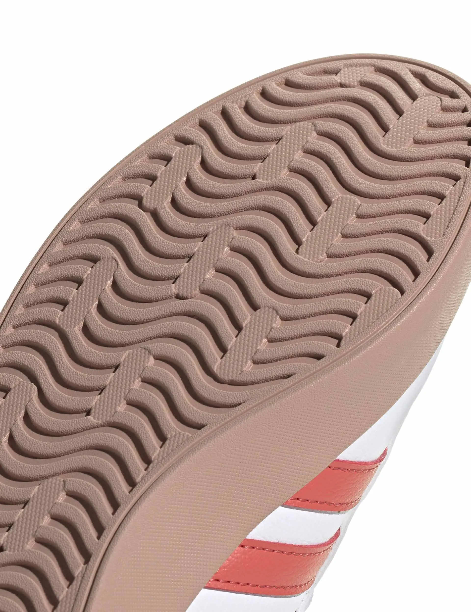 VL Court 3.0 Schuhe - Wolkenweiß/Vorgeliebtes Scharlachrot/Gold Metallic