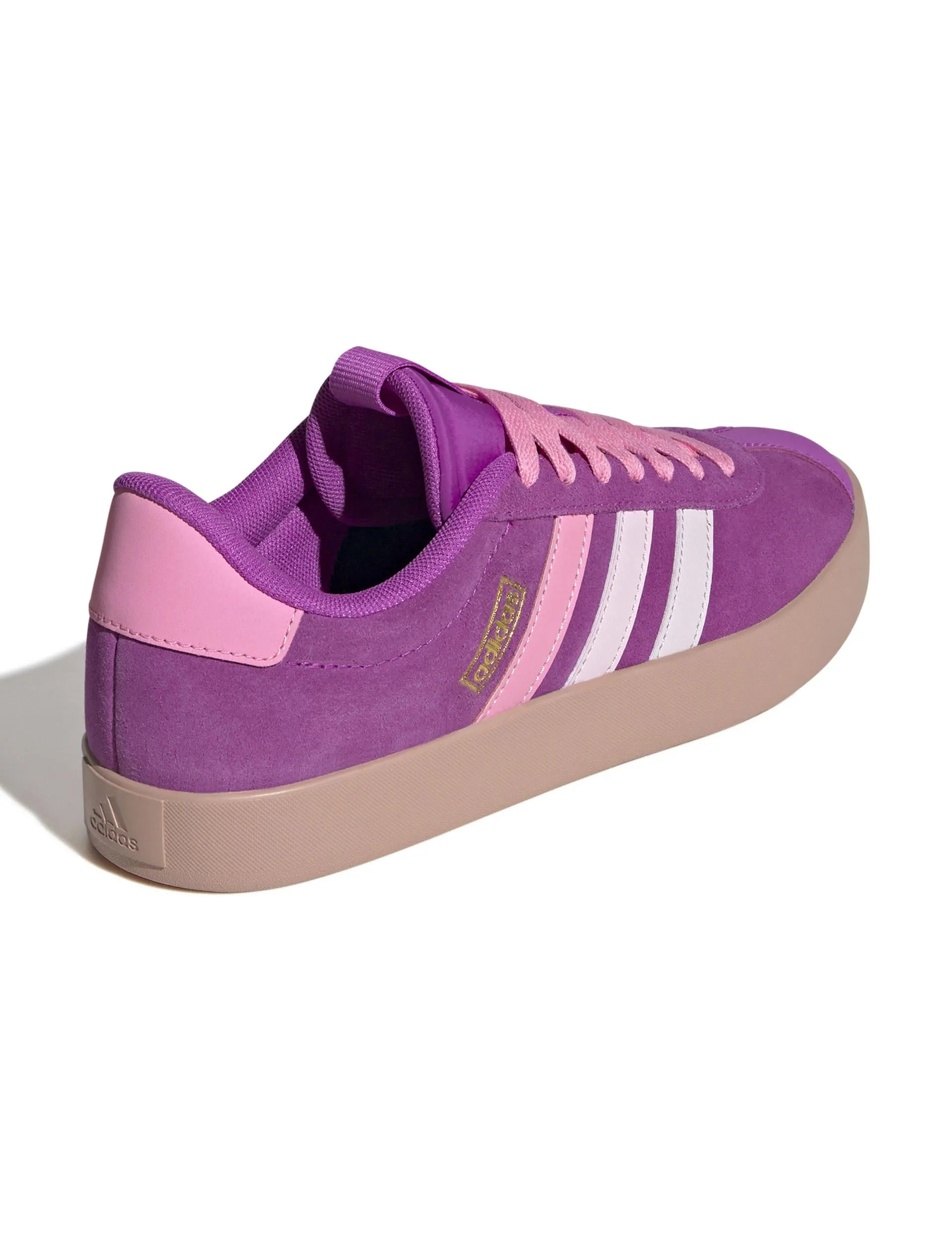 VL Court 3.0 Schuhe - Knallrosa/Glücksrosa/Gold Metallic
