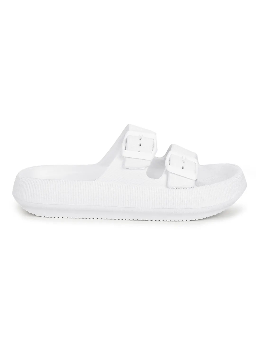 Weiße PU Slip-On Flats (TC-RS3255-WHT)