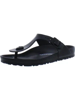 Damen bequeme Schlupf-Sandalen mit Zehensteg