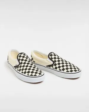 Klassische Damen-Slip-On-Schuhe in Schwarz & Weiß
