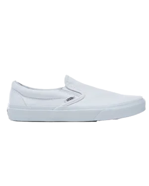 Klassische Damen-Slip-On-Schuhe in Weiß