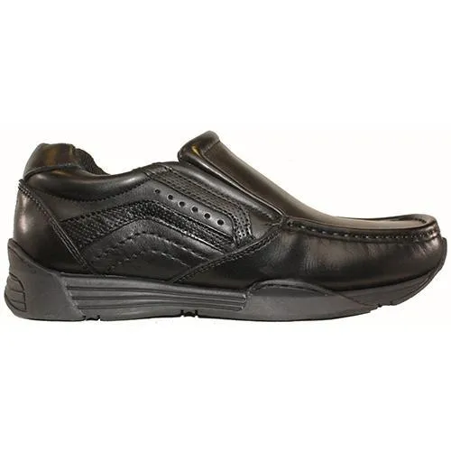 Wrangler Lavey Black Slip-On-Schuh Schwarz