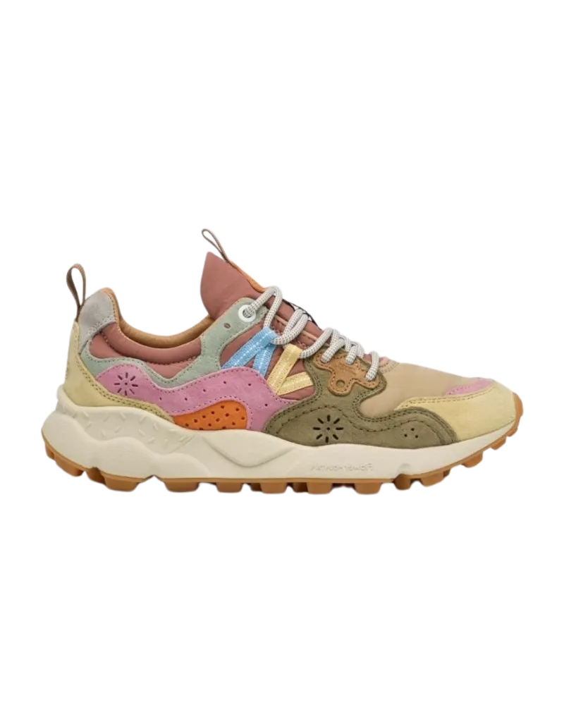 Yamano 3 Damenschuhe in Creme, Taube & Militär