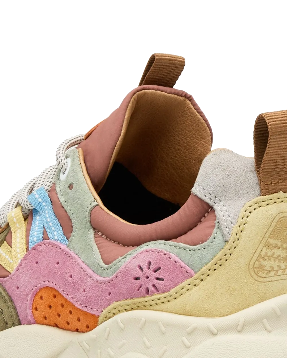 Yamano 3 Damenschuhe in Creme, Taube & Militär