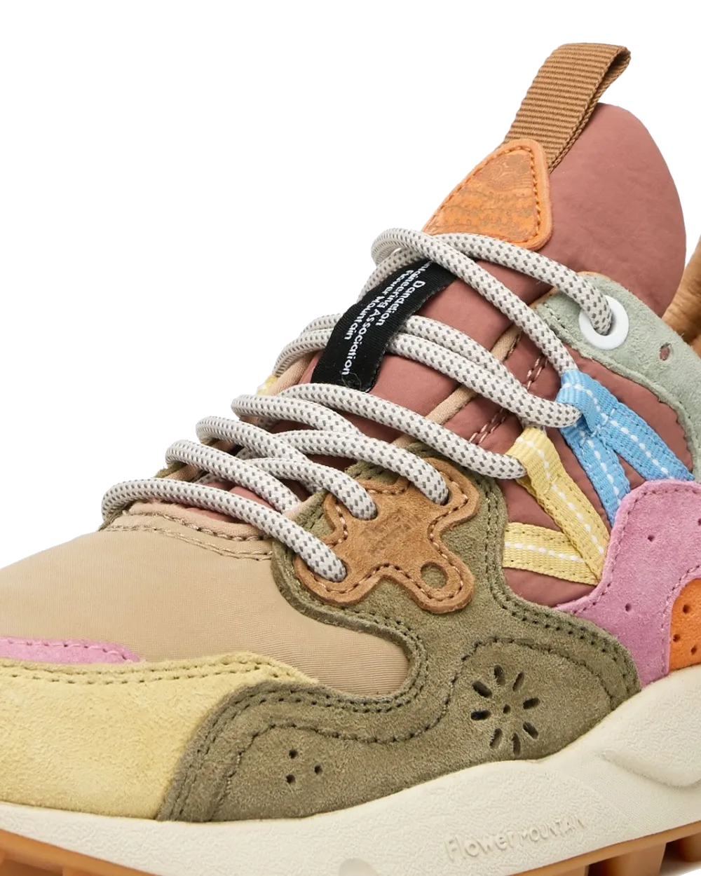 Yamano 3 Damenschuhe in Creme, Taube & Militär
